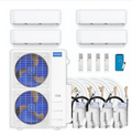 MRCOOL DIY 5th Gen 48,000 BTU Four-Zone Mini Split System with Wall-Mounted Air Handlers (6K + 6K + 12K + 18K)